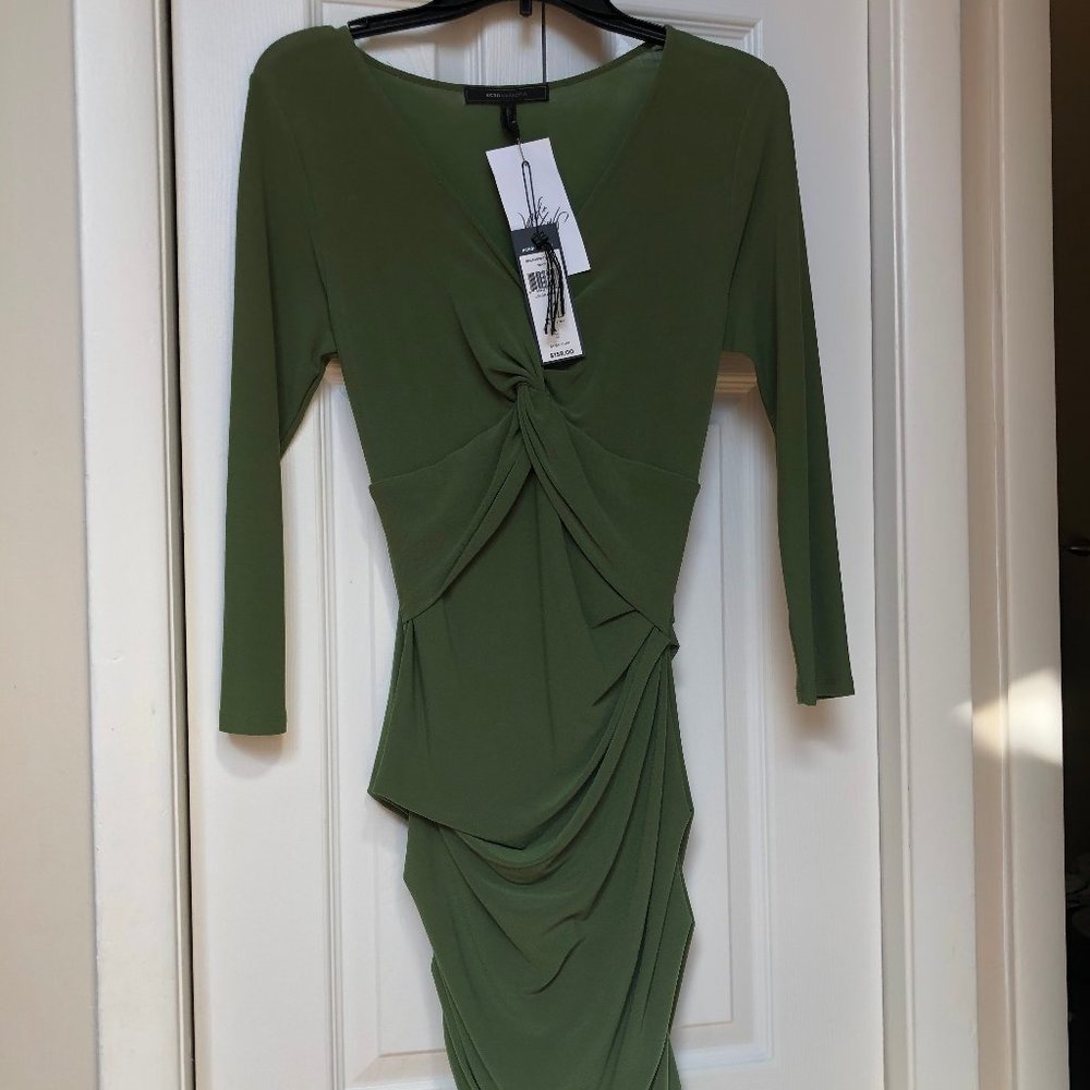 NEW WITH TAGS! BCBGMAXAZRIA Green "Ray" Dress